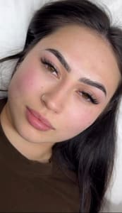 Eyebrow Tattoo result by HLB Lash Extensions and Brow Microblading in Roseville, CA