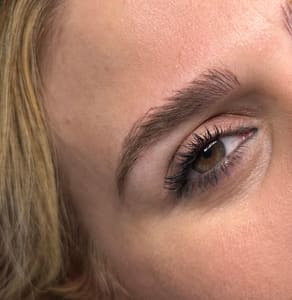 Eyebrow Tattoo result by Hodaya Nails & Beauty in College Park, MD
