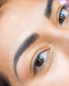 Eyebrow Tattoo result by Holga Prado Beauty - Eyebrows Studio in Matthews, NC