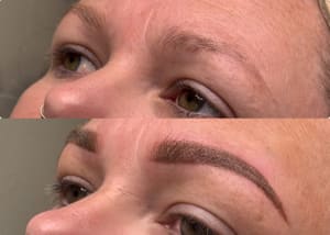 Eyebrow Tattoo result by Holly Ink Permanent Cosmetics in Pine Bluff, AR