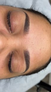 Eyebrow Tattoo result by HolyBrows & Beauty PMU Studio in Leominster, MA
