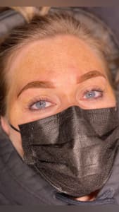 Eyebrow Tattoo result by Honey Beauty Bar in Ashland, KY