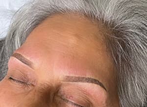 Eyebrow Tattoo result by Honey bee beauty by Giselle in Midland, TX