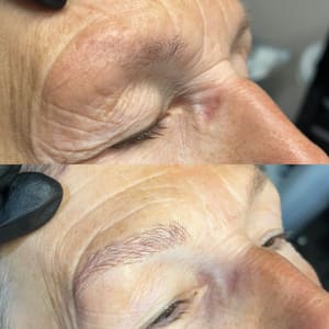 Eyebrow Tattoo result by Honey Bee Beauty Co. in Rio Rancho, NM