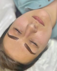 Eyebrow Tattoo result by Honey Kissed Ink in Columbia, TN
