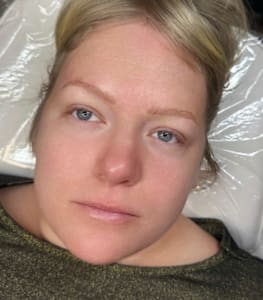 Eyebrow Tattoo result by Honey Kissed Ink in Columbia, TN