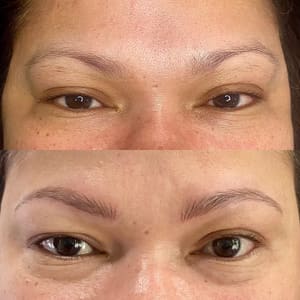 Eyebrow Tattoo result by Honey Studios in Rochester, NY