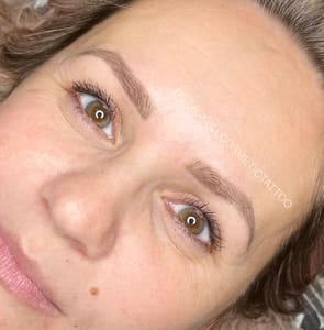 Eyebrow Tattoo result by Hot As Kell Cosmetic Tattoo in Marathon, FL