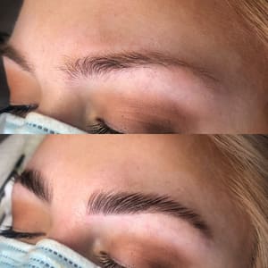 Eyebrow Tattoo result by House of Beauty by Dani in Fargo, ND