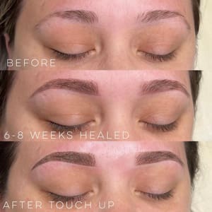 Eyebrow Tattoo result by House of Glam in Rogers, MN