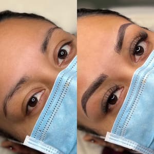 Eyebrow Tattoo result by House of Glam in Rogers, MN