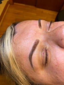 Eyebrow Tattoo result by House of Glamourink in Wendell, NC