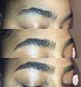 Eyebrow Tattoo result by House of Wax Salon Studios in Louisville, KY
