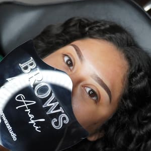Eyebrow Tattoo result by Houston Wax Studio in Webster, TX