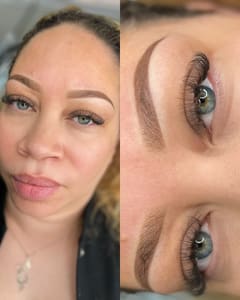 Eyebrow Tattoo result by Huemon Beauty - DMV Permanent Makeup Services & Academy in Gaithersburg, MD