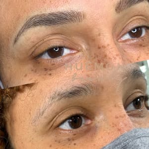 Eyebrow Tattoo result by Huemon Beauty - DMV Permanent Makeup Services & Academy in Gaithersburg, MD