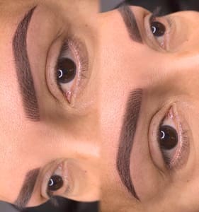 Eyebrow Tattoo result by Hummingbird Studio in Kokomo, IN