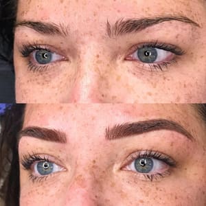 Eyebrow Tattoo result by Hummingbird Studio in Kokomo, IN