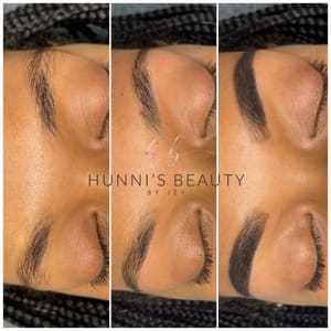 Eyebrow Tattoo result by Hunni's Beauty in Kirkwood, MO