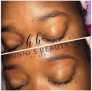 Eyebrow Tattoo result by Hunni's Beauty in Kirkwood, MO