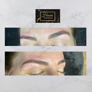 Eyebrow Tattoo result by Hussni Esthetics in Twin Falls, ID