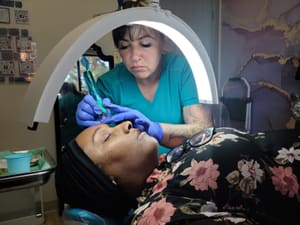 Eyebrow Tattoo result by i.Ink LLC Paramedical & Cosmetic Tattoo Studio in Las Vegas, NV
