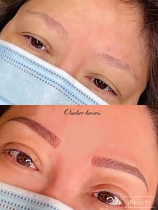 Eyebrow Tattoo result by iBeauty Permanent Makeup and Lashes in Fremont, CA