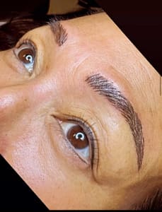 Eyebrow Tattoo result by iBrow Art Studio in Palos Verdes Estates, CA