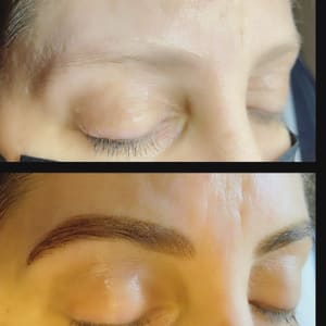 Eyebrow Tattoo result by iBrow Art Studio in Palos Verdes Estates, CA