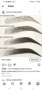 Eyebrow Tattoo result by iBrow iLash Academy & Studio in Waukee, IA