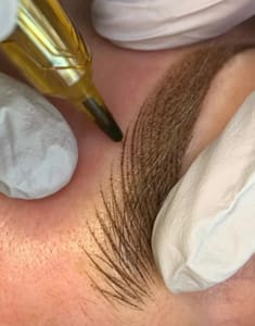 Eyebrow Tattoo result by iBrow Microblading Studio LLC. in Columbus, NC