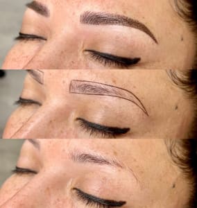 Eyebrow Tattoo result by iBrows by Mindy- Microblading & Permanent Makeup in Oklahoma City, OK