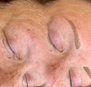 Eyebrow Tattoo result by iBrows by Mindy- Microblading & Permanent Makeup in Oklahoma City, OK