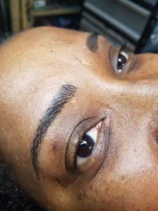 Eyebrow Tattoo result by iBrows411 Permanent Makeup by Shanna Ferro in Bridge City, TX