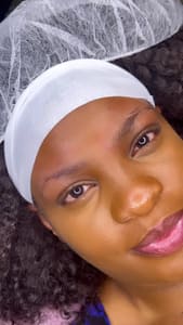 Eyebrow Tattoo result by iCandieBeautyCo International Training Academy in Brooklyn, NY