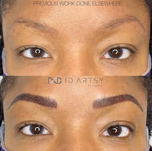 Eyebrow Tattoo result by ID Artsy in Reston, VA