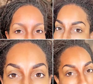 Eyebrow Tattoo result by Ideal Skin Lexington. Permanent Makeup & DMK Skin Revision Studio. Permanent makeup training in Lexington, KY