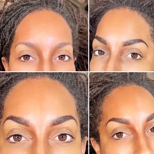Eyebrow Tattoo result by Ideal Skin Lexington. Permanent Makeup & DMK Skin Revision Studio. Permanent makeup training in Lexington, KY