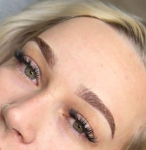 Eyebrow Tattoo result by iDivine Aesthetics LLC in Silsbee, TX