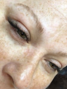 Eyebrow Tattoo result by If looks could kill in West Allis, WI