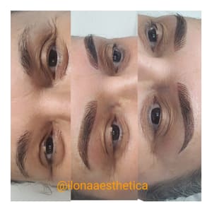 Eyebrow Tattoo result by Ilona Aesthetica in West Palm Beach, FL