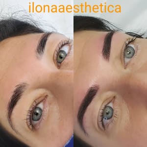 Eyebrow Tattoo result by Ilona Aesthetica in West Palm Beach, FL