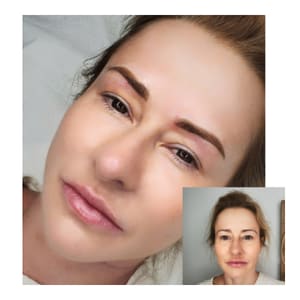 Eyebrow Tattoo result by Ilona Aesthetica in West Palm Beach, FL