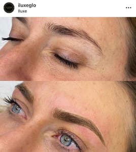 Eyebrow Tattoo result by Iluxe Beauty in San Rafael, CA
