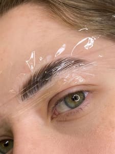 Eyebrow Tattoo result by Impressions Beauty Bar in Webster, TX