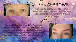Eyebrow Tattoo result by In Her Beauty Beatz in Thomasville, NC