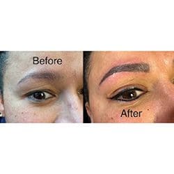 Eyebrow Tattoo result by Indiana Permanent Cosmetics in Carmel, IN