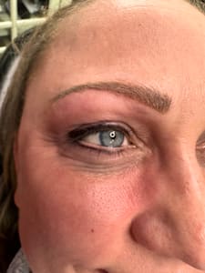 Eyebrow Tattoo result by Indigo Salon and Spa - Permanent Cosmetics in Wenatchee, WA