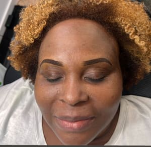 Eyebrow Tattoo result by Indij beauty and wellness in Lanham, MD