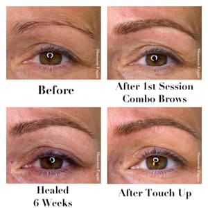 Eyebrow Tattoo result by Infinite Beauty By Shannon in Jupiter, FL
